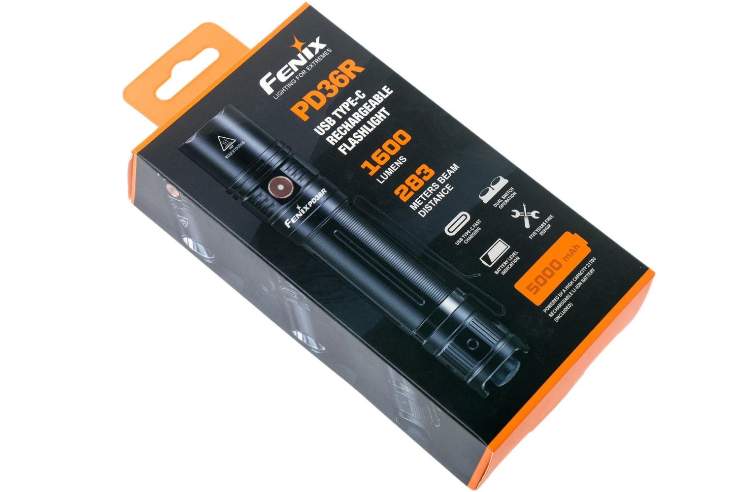 Fenix PD36R Aufladbare LED-Taschenlampe, 1600 Lumen 12 Fenix PD36R Aufladbare LED-Taschenlampe, 1600 Lumen – Bild 10