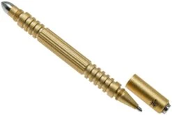 Rick Hinderer Investigator Pen, Beadblasted, Taktischer Stift Aus Messing -Stanlley Verkaufe HRK INVP BRASS BB 02 rick hinderer knives