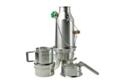 Kelly Kettle Trekker Kit, Rostfreier Stahl, Ein-Personen-Kochset