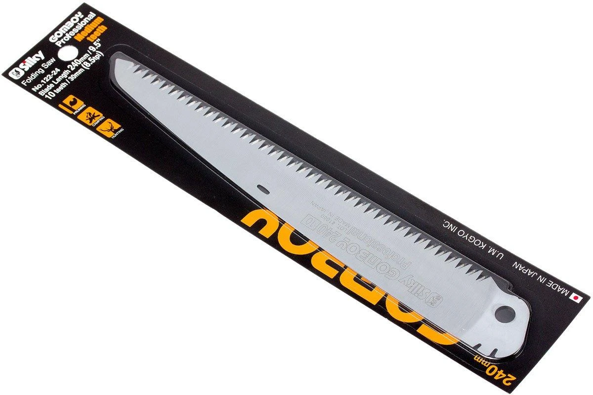 Silky Gomboy-Sägeblatt 24cm, Mittel 122-24 3 Silky Gomboy-Sägeblatt 24cm, Mittel 122-24