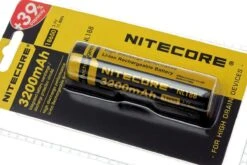 NiteCore 18650 Lithium-Ion Akku, 3200 MAh, Button Top