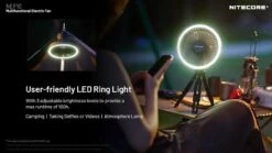 Nitecore NEF10 Portable Fan, Grau, Ventilator Mit Lampe Und Powerbank 9 Nitecore NEF10 Portable Fan, Grau, Ventilator Mit Lampe Und Powerbank -Stanlley Verkaufe NCENF1 04 nitecore