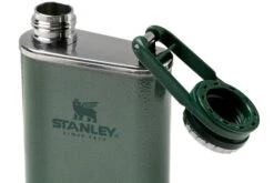 Stanley The Easy Fill Wide Mouth Flachmann 230 Ml - Hammertone Green -Stanlley Verkaufe PI10 00837 126 03 stanley