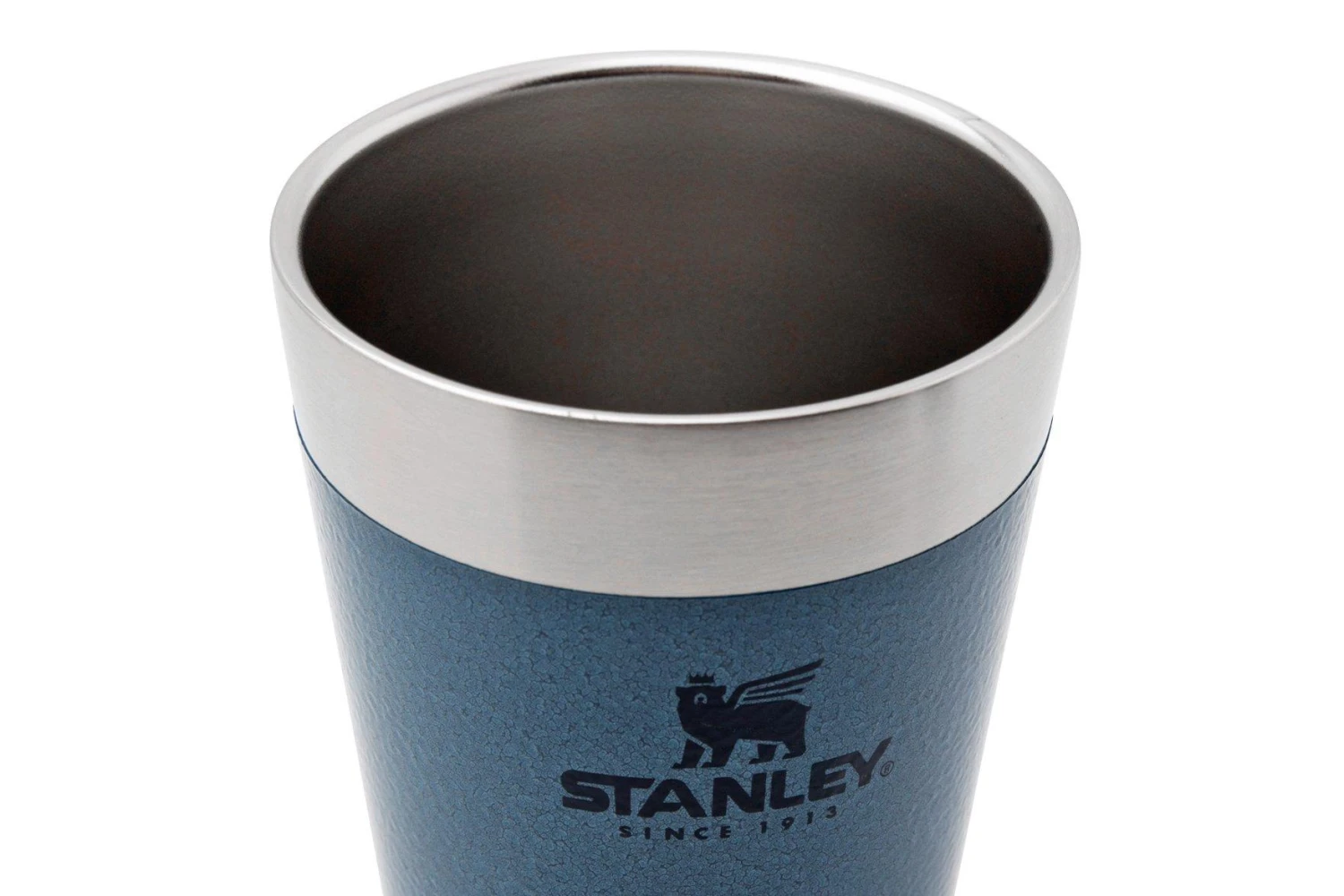 Stanley The Adventure The Stacking Beer Pint 470 Ml, Hammertone Lake, Thermosbecher 4 Stanley The Adventure The Stacking Beer Pint 470 Ml, Hammertone Lake, Thermosbecher – Bild 2