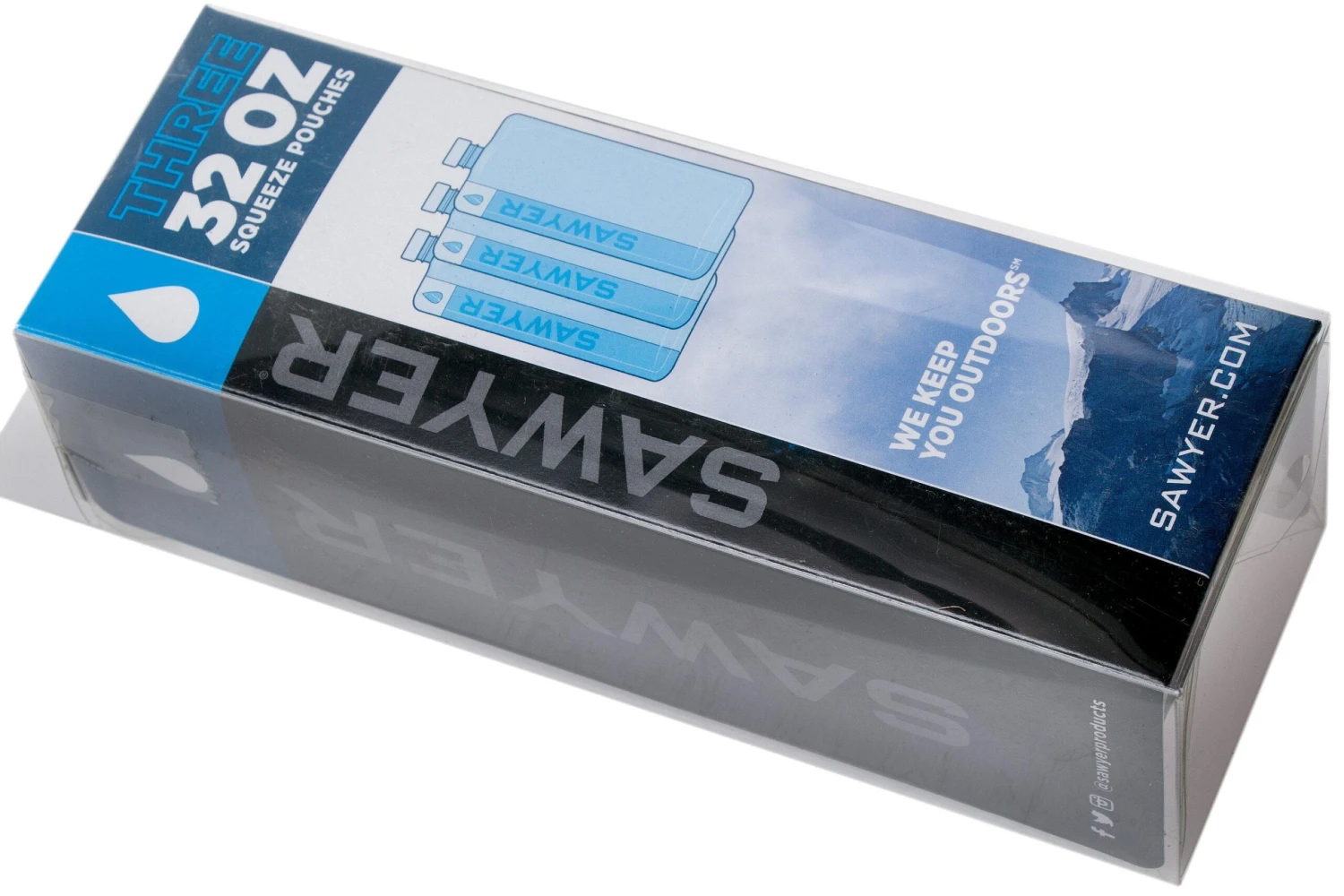 Sawyer Squeezable Pouch 946 Ml, SP113, Trinkblase, 3er-Set 4 Sawyer Squeezable Pouch 946 Ml, SP113, Trinkblase, 3er-Set – Bild 2