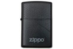 Zippo Black Hexagon Design 218-080242 Schwarz Matt, Feuerzeug