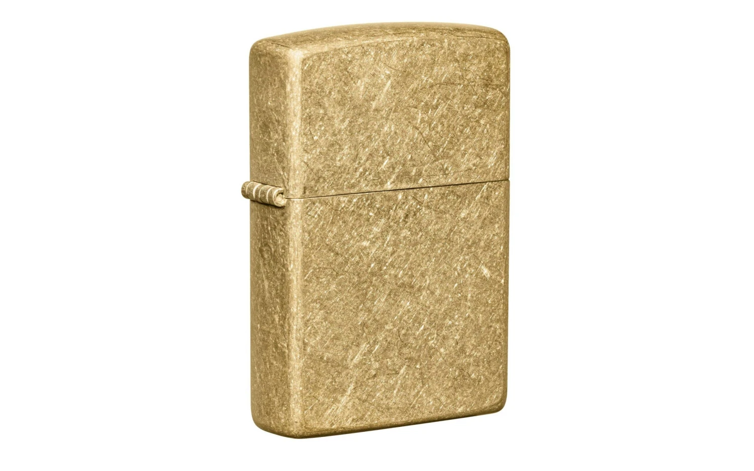 Zippo Regular Model Tumbled Brass 49477-000002, Feuerzeug 3 Zippo Regular Model Tumbled Brass 49477-000002, Feuerzeug