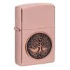Zippo Tree Of Life Emblem High Polish Rose Gold 49638-000002, Feuerzeug -Stanlley Verkaufe ZP49638 000002 01 zippo